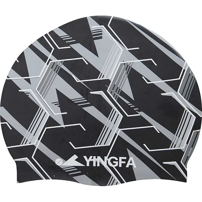 Шапочка для бассейна
 силиконовая YINGFA C0080 (Синий-белый)