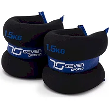 Утяжелители-манжеты для ног и рук 7SPORTS Wrist/Ankle Weights (2х1,5кг.) ON-3 Black/Blue (пара)