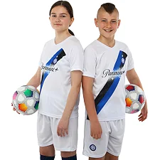 Футбольна форма дитяча із символікою клубу INTER MILAN гостьова 2024 SP-PLANETA CO-6353 20-28