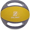 Медбол мяч медицинский двуручный с хватами ZELART
 FI-2619-4 4кг