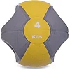 Медбол мяч медицинский двуручный с хватами ZELART
 FI-2619-4 4кг
