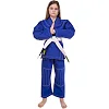 Кимоно для для бразильского джиу-джитсу BJJ синее куртка штаны и пояс CORE CO-3139-M 140 см
-180см