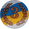 Жетон-наклейка на медаль на кубок ø35мм SP-SPORT C-3217 (Бронзовий)