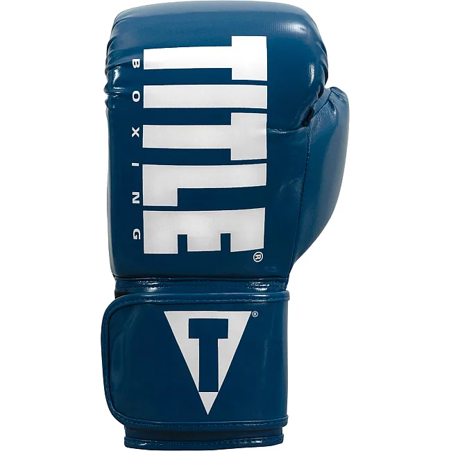 Боксерские перчатки TITLE Boxing Inferno Intensity Elastic Blue/White /