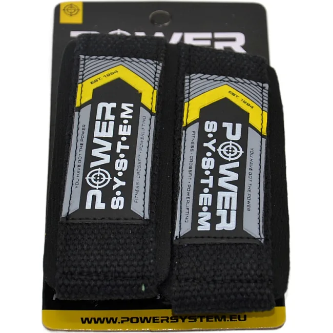 Ламки для тяги POWER SYSTEM PS-3400 Power Straps Black/Yellow
