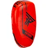 Тай-пэд ударный для Муай Тай изогнутый с ремнями и ручкой кожа FISTRAGE VL-4312 34x19x7см 1шт (Красный)
