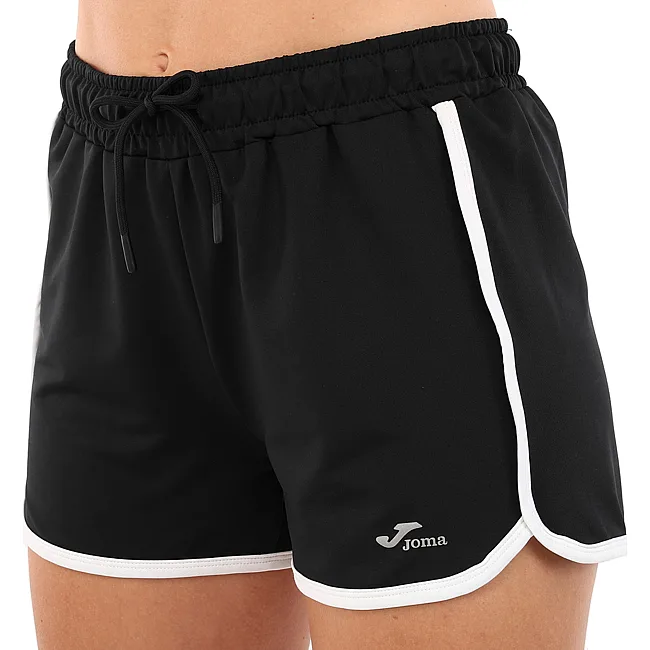 Спортивные шорты короткие
 женские JOMA

 CALIFORNIA 800083-100 (Черный)