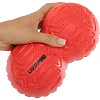 Мяч массажный двойной для МФР и самомассажа Duoball LivePRO Peanut massage ball LP8509 ø19,4см (Красный)