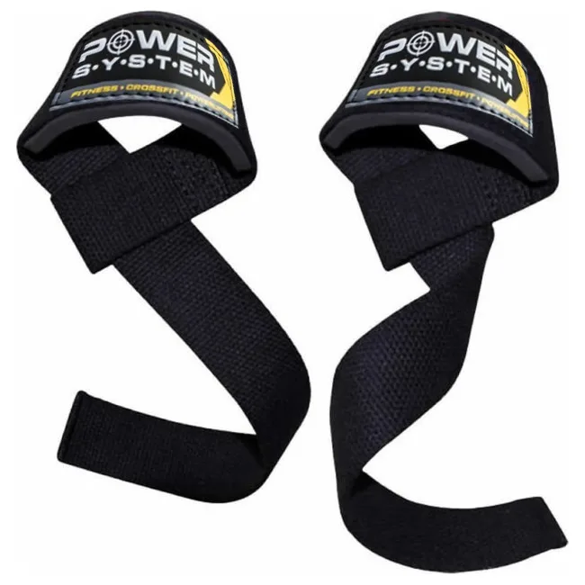 Ламки для тяги POWER SYSTEM PS-3400 Power Straps Black/Yellow