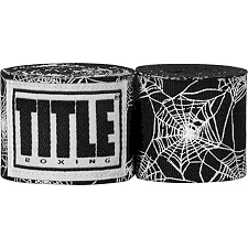 Бинты для бокса TITLE Boxing Print 450см Spider Web