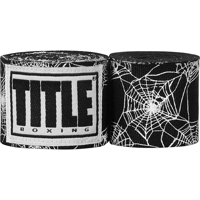 Бинты для бокса TITLE Boxing Print 450см Spider Web