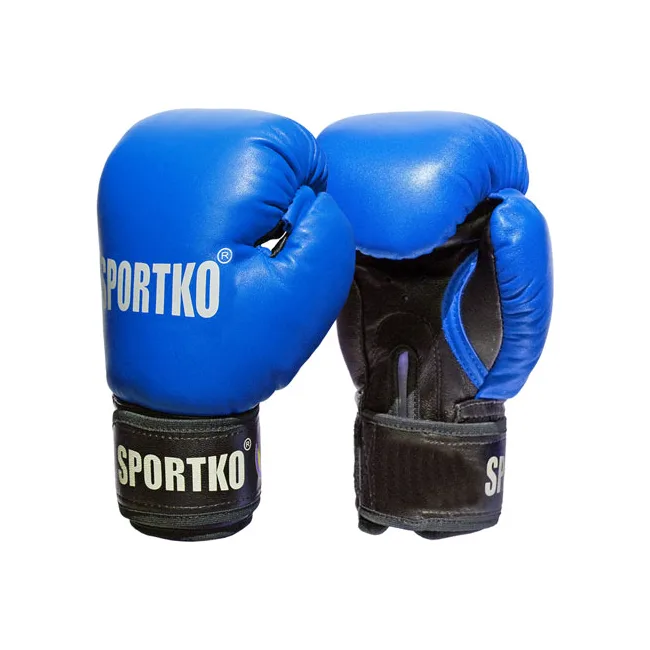 Боксерские перчатки SPORTKO кожаные ФБУ ПК1