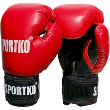 Боксерські рукавиці SPORTKO шкіряні ФБУ ПК1