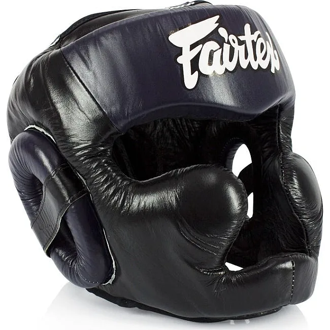 Боксерський шолом FAIRTEX HG13L Diagonal Vision Black