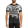 Футболка мужская AFFLICTION River Styx Black Lava Wash
