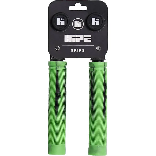 Грипсы для трюкового самоката HIPE H4 Duo, 155мм, black/green
