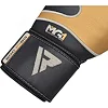 Перчатки для бокса RDX Leather Black Gold