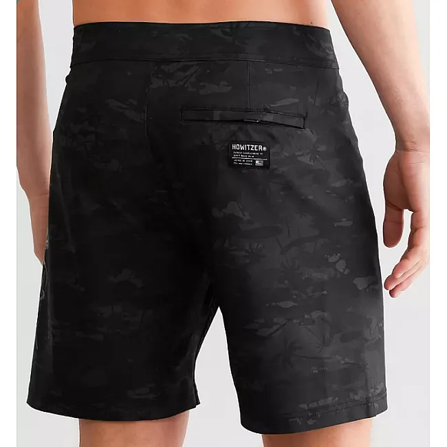 Пляжные шорты HOWITZER Night Vision Stretch Black Camo