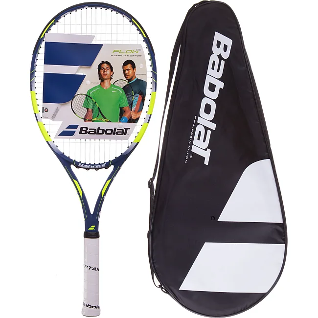 Ракетка для большого тенниса BABOLAT BB121171-17503 FLOW 105 U-SEX BLU YLW, L2