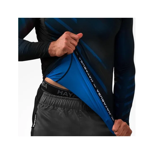 Рашгард с длинным рукавом Hayabusa Odor Resist Blue