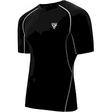 Рашгард з коротким рукавом RDX Lycra Black