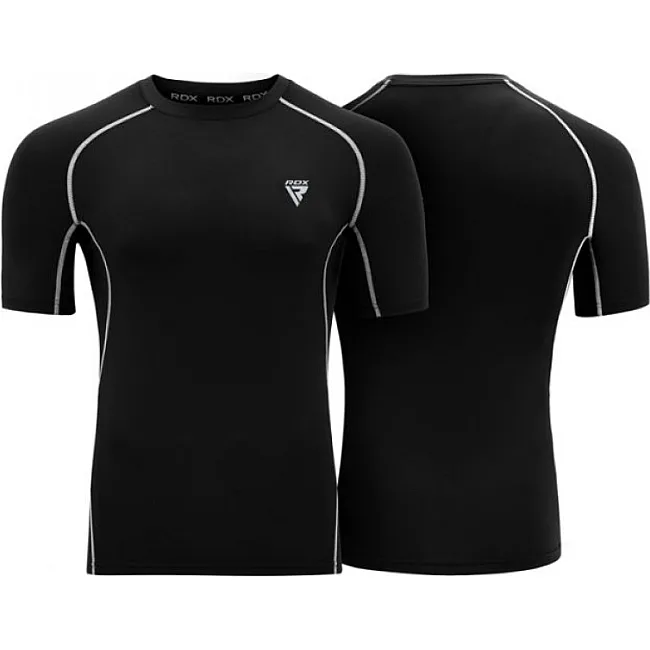 Рашгард с коротким рукавом RDX Lycra Black