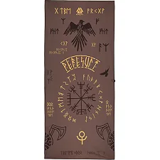 Спортивное полотенце PERESVIT Huginn Brown Valhalla