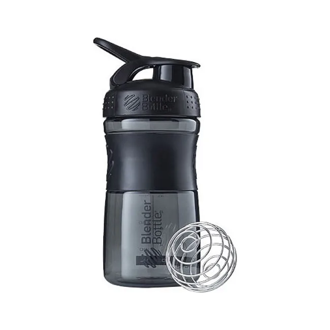 Спортивный шейкер-бутылка BLENDERBOTTLE SportMixer Flip 20oz/590мл Black