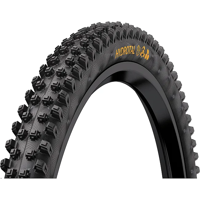 Велопокрышка бескамерная CONTINENTAL Hydrotal Downhill 27.5 x 2.40 SuperSoft черная, складная skin