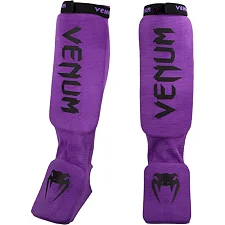 Защита голени и голеностопа Venum Kontact Shinguards Purple