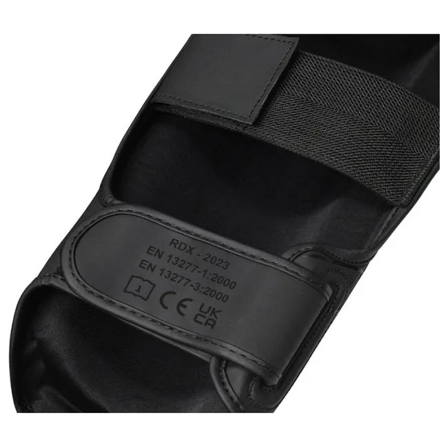 Захисні щитки для ніг RDX F6 Kara MMA Shin Instep Guards Matte Black