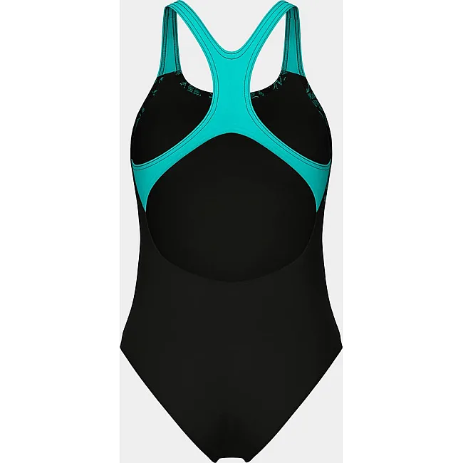 Купальник закрытый для женщин Arena KIKKO SWIMSUIT SWIM PRO BACK черный, бирюзовый (для женщин)