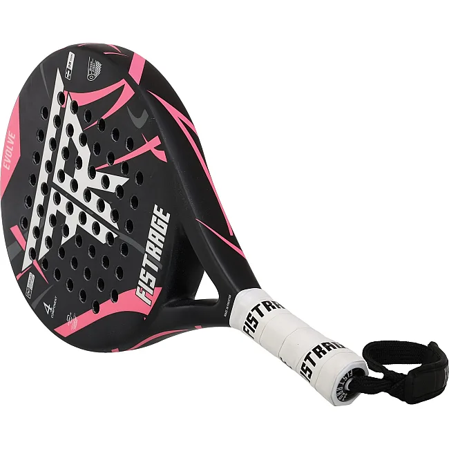 Ракетка для паділ-тенісу Padel FISTRAGE EVOLVE VL-4681 (Чорно-рожевий)