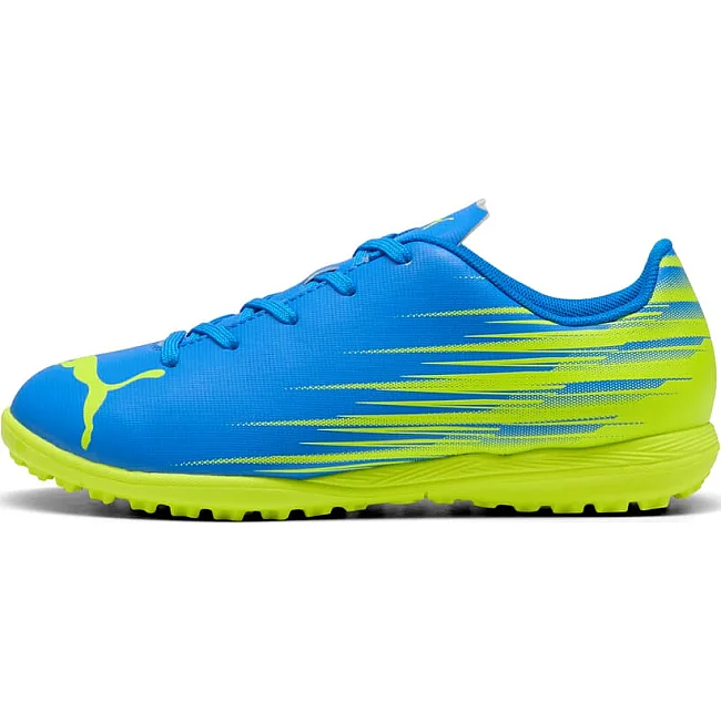 Сороконожки детские Puma Attacanto II TT Jr голубой, зеленый (для детей)