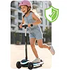 Детский самокат трехколесный Ricokids Leddi черный