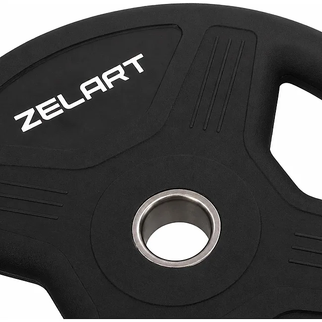Млинці диски TPU 2 Handle металева втулка ZELART TA-6995-25 (Чорний)