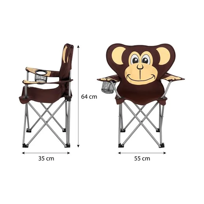 Детское кресло туристическое NILS CAMP NC3029 MONKEY