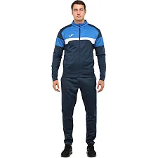 Спортивный костюм кофта на молнии и брюки JOMA DANUBIO III 103733-337 (Темно-синий-синий)