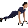 Упоры для отжиманий 2штуки RECORD FI-7686 PUSH-UP STAND 24x15,5х16см