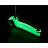 Детский самокат трехколесный Ricokids Glow бирюзовый