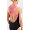 Купальник закрытый для девочек Arena DOTS SWIMSUIT SWIM PRO BACK черный, розовый (для детей)