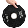 Млинці диски поліуретанові 2 Handle металева втулка HAMMER STRENGHT TA-9986-2_5 (Чорний)