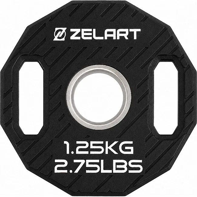 Млинці диски TPU 2 Handle металева втулка ZELART TA-6996-1_25 (Чорний)