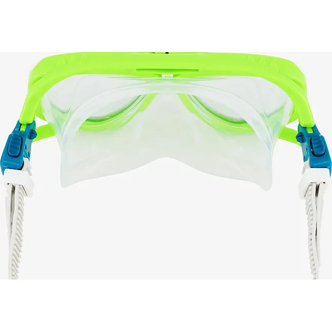 Набор маски и трубки Speedo JR ADVNT MSKSRKL SET 328 салатовый, прозрачный (для детей) One Size
