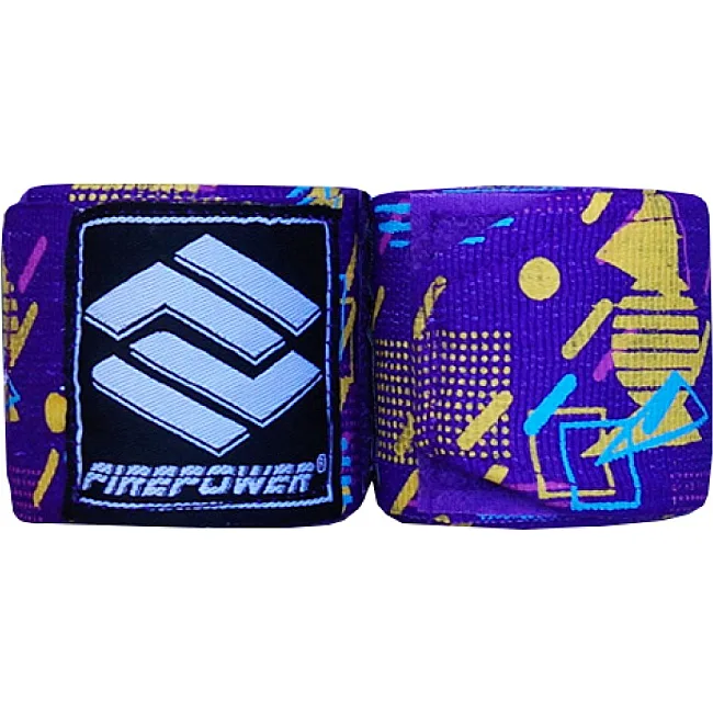 Бинты боксерские эластичные Firepower FPHW7 Purple figures 4м