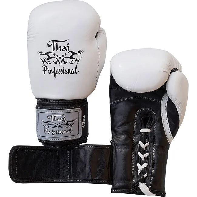 Боксерские перчатки Thai Professional BG5VL Белые