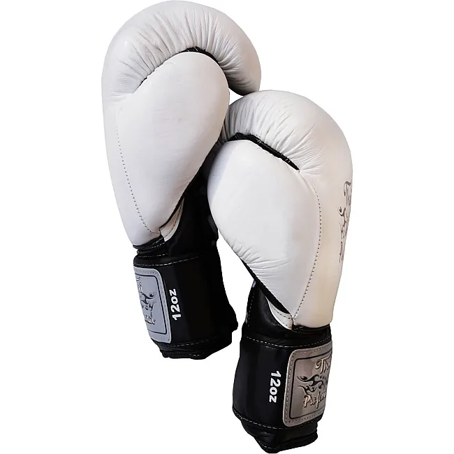 Боксерские перчатки Thai Professional BG5VL Белые