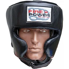 Боксерский шлем FirePower FPHG4 Черный