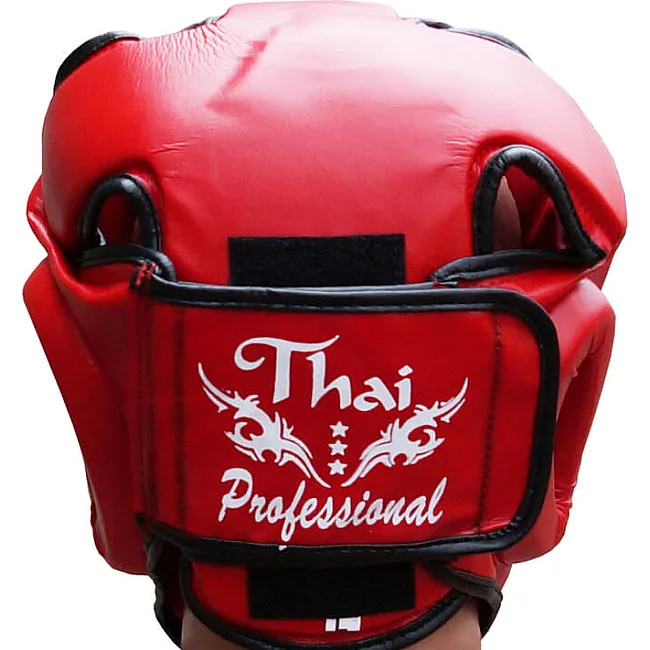 Боксерский шлем Thai Professional HG3T Красный
