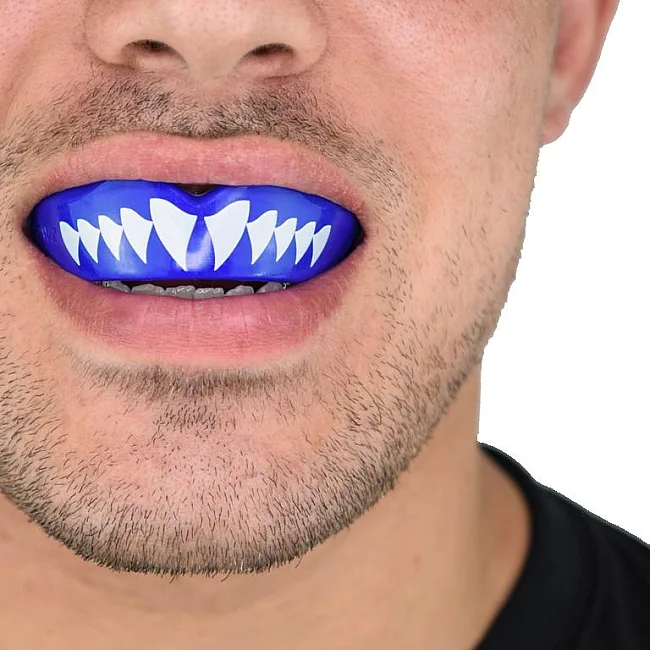 Капа SAFEJAWZ Extro Series Self-Fit Shark Синяя